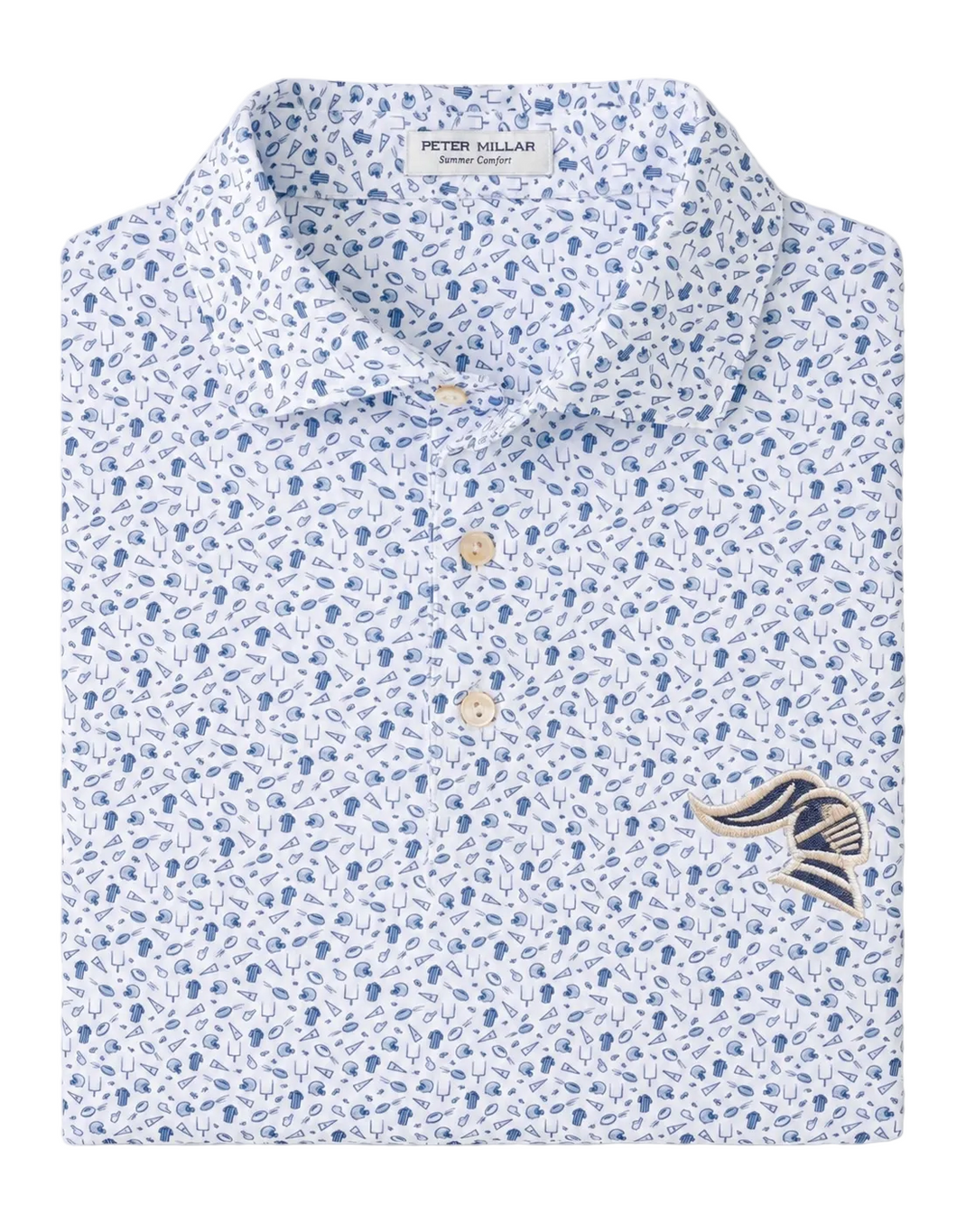 Valwood Kick Off Performance Polo (Blue Frost)