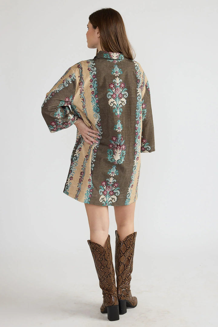 Colette Dress (Gilded Stripe)