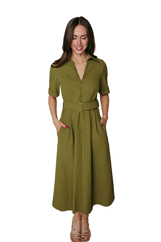 Mary Dress (Olive)