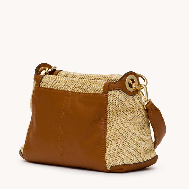 Bryant Med (Cocoa Raffia/Gold)