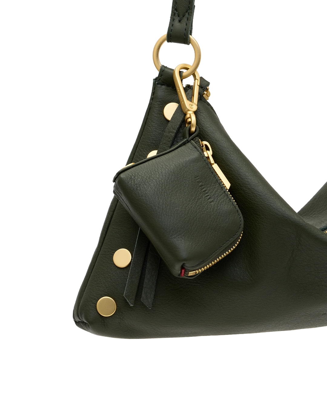Syd Pouch (Twin Crest Pebble/Brushed Gold)