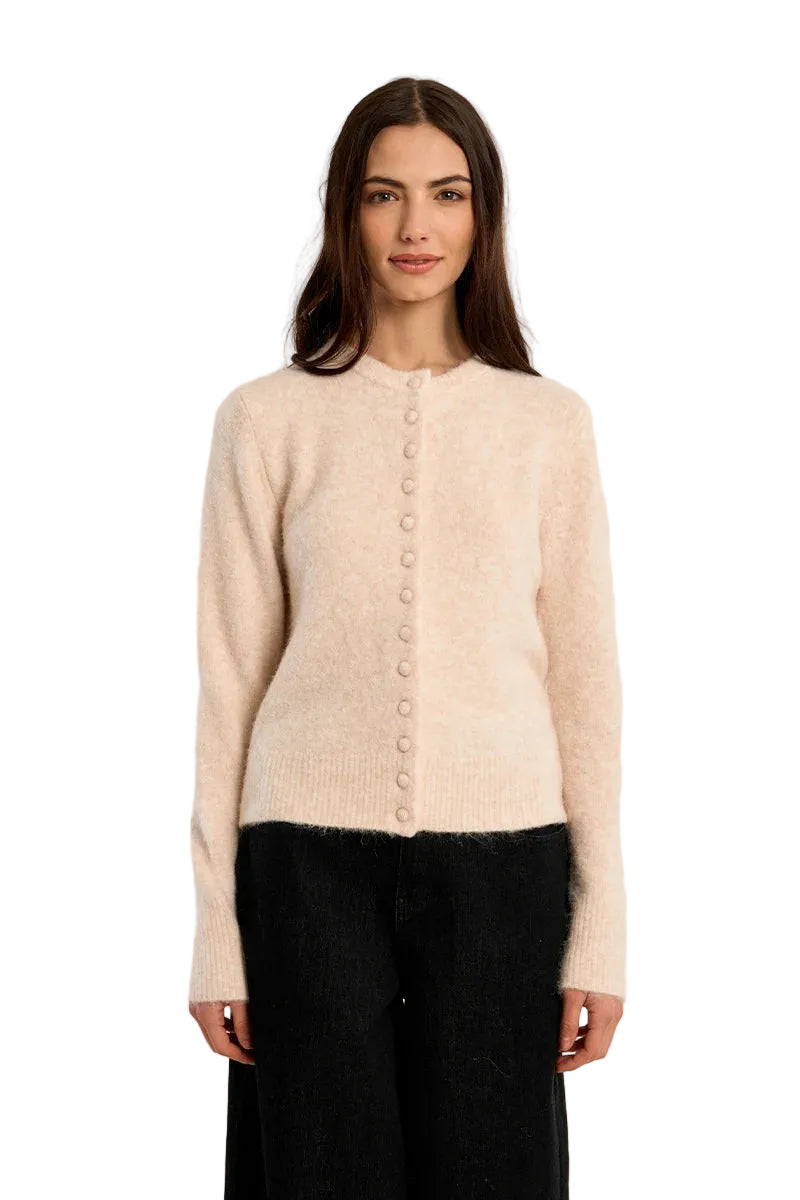 Buttoned Cardigan (Off White)