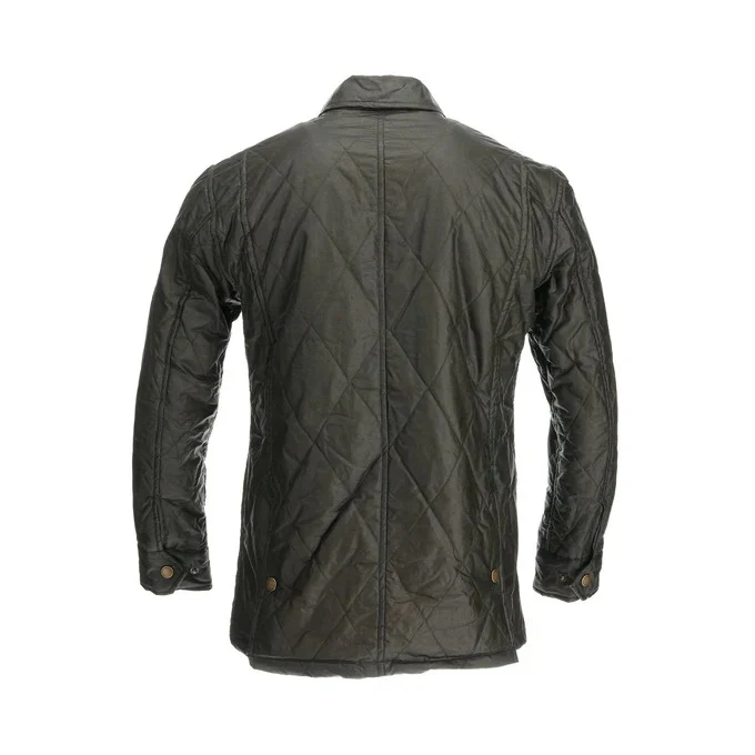 Quilted Paddock Jacket  (Olive)
