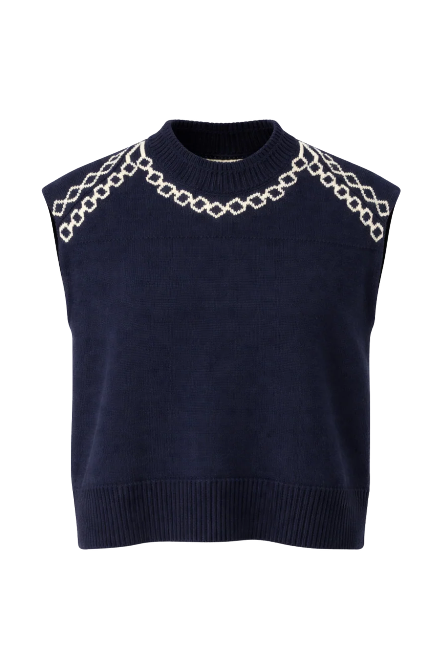 Chris Top (Navy Embroid)