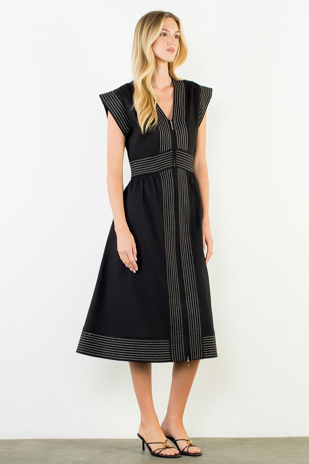 Zipper Dress (Black)
