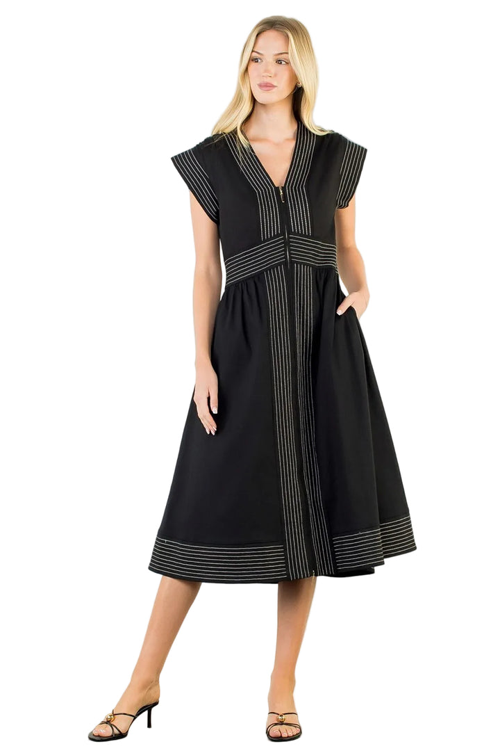 Zipper Dress (Black)
