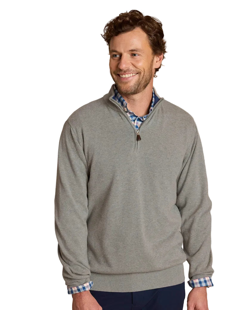 Whitehaven Heather Quarter Zip  (Heather Storm Grey)