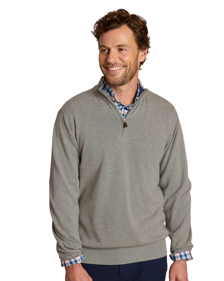 Whitehaven Heather Quarter Zip  (Heather Storm Grey)