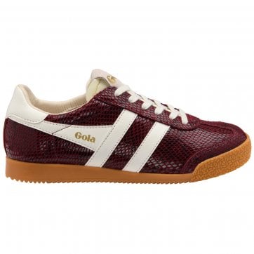 Elan Serpent Sneakers (Tan Cow/Cerise/Mocha)